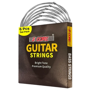 6 Sting Bass Guitar Strings Set Brass Phosphor Bronze Extra Light Gauge Bright