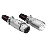 XLR Connector Male Female to 1/4 Audio Jack 3 Pin Secure Mic Plug w Locking Ends