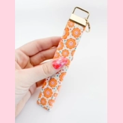 Retro Smiley Wristlet