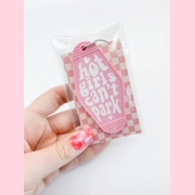 Hot Girls Can't Park Motel Keychain