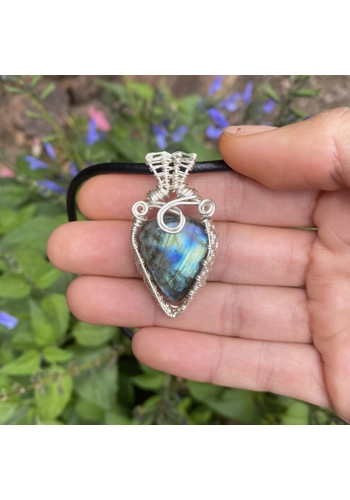 labradorite in silver
