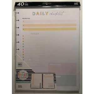 THP Big Size Paper - daily checklist