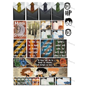 Harry Potter sticker sheet