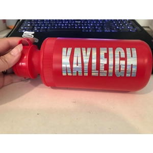 Water bottle decals