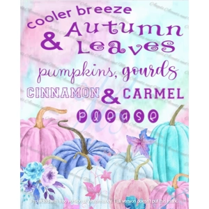Pastel pumpkins cover