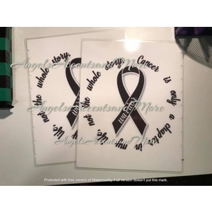 Cancer Ribbon BLK