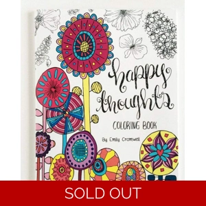Happy Thoughts coloring book = Emily Cromwell Designs