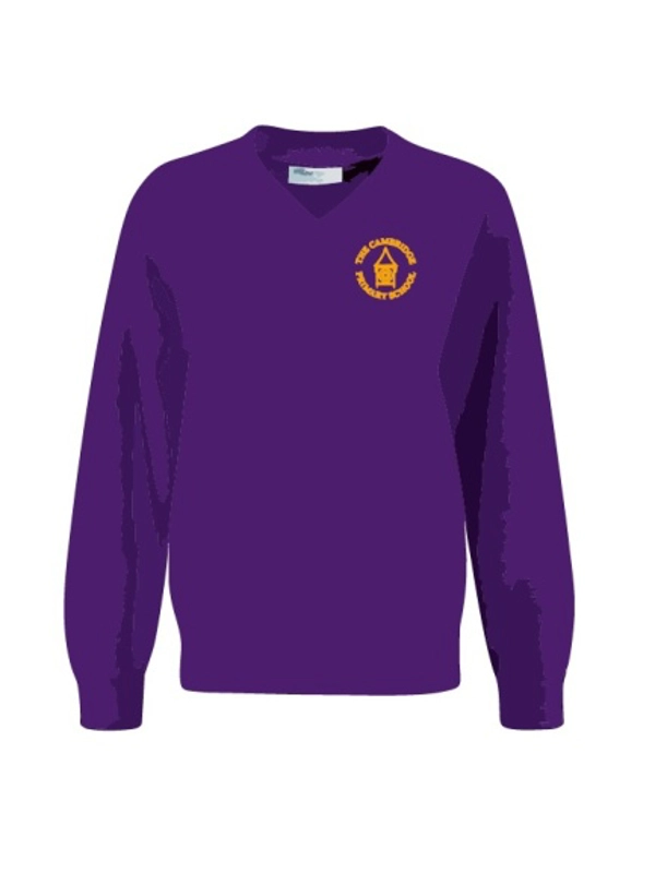 Purple Jumper with Logo (7-8yr)