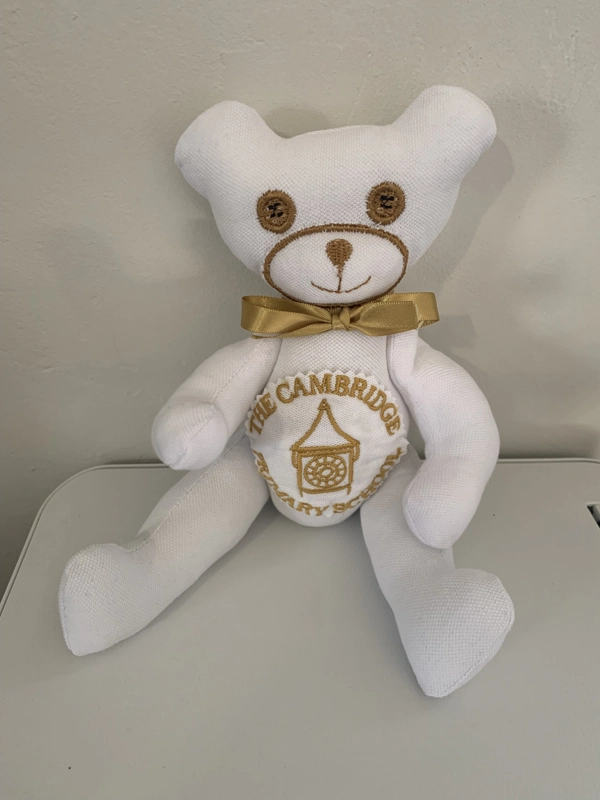 Cambridge White Memento Teddy Bear