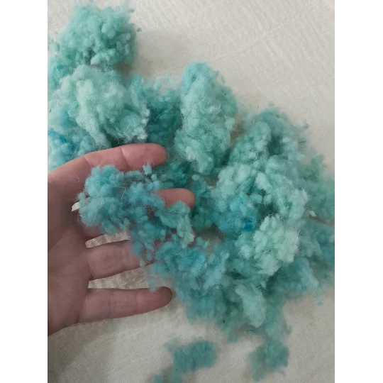 Wool Nepps - tiny balls of wool - hand dyed in ocean splash tones