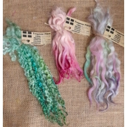 locks, wool locks, doll hair, feltig, fibre, needle felting