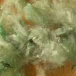 Wool Cloud - pale green - Perendale wool - hand dyed - 10g Wool Cloud - pale green - Perendale wool - hand dyed - 10g
