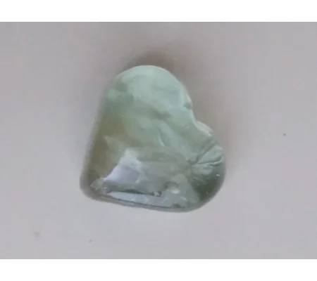 Glass heart nugget