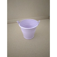 Miniature Lilac metal bucket