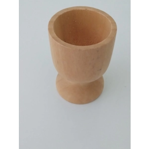 Small wood egg cup