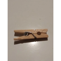 miniature wood peg