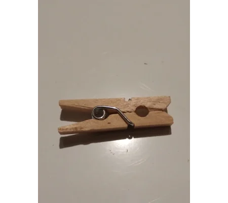 miniature wood peg