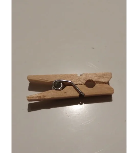 miniature wood peg