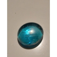 miniature aqua glass nugget