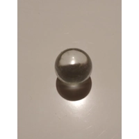 miniature clear glass orb