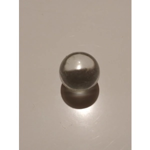 miniature clear glass orb