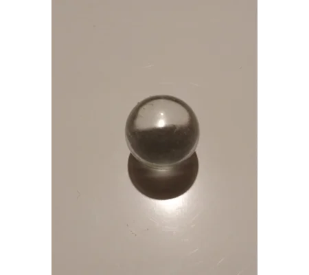 miniature clear glass orb