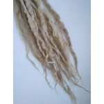 Suri Alpaca locks, 10g, caramel, 12" locks, undyed, washed. Suri Alpaca locks, 10g, caramel, 12" locks, undyed, washed.