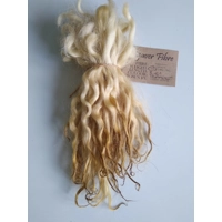 Toffee white faced dartmoor mini wool locks 3-6