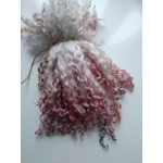 light blue rainbow teeswater curly wool locks, 28g