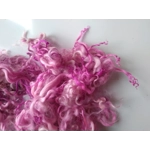 Lipstick pink mix curly wool, 10g