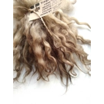 Light Ash Brown wavy wool locks, Light Ash Brown wavy wool locks,