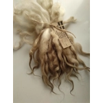 Cappuccino dip wavy wool locks, Cappuccino dip wavy wool locks,