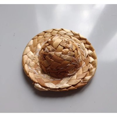 miniature straw bonnet / hat 4cm miniature straw bonnet / hat 4cm