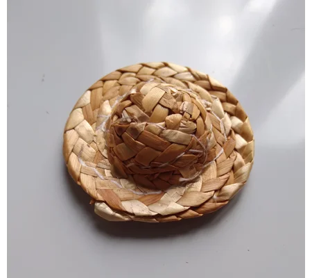 miniature straw bonnet / hat 4cm