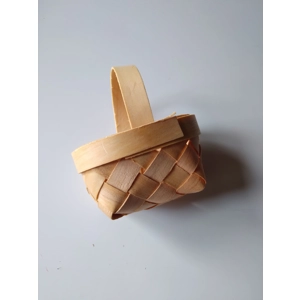 miniature basket with handle