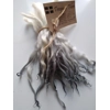 Silvery blue curly wool locks, 10g