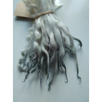 Silvery blue curly wool locks, 10g