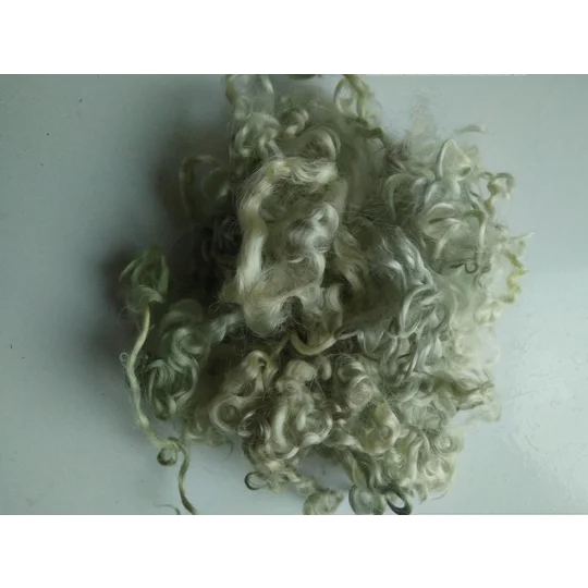 4 colour curly wool box for felting, fibre arts and doll hair
