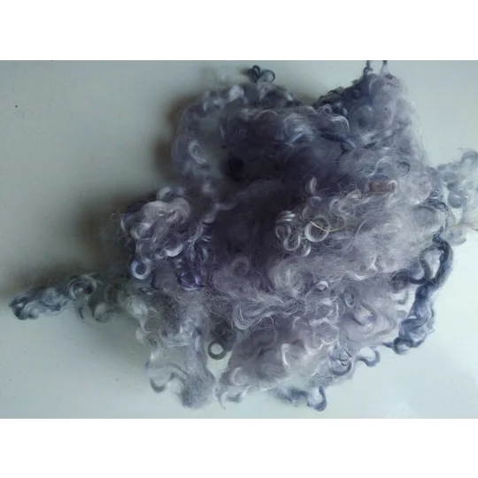 6 Easter colour curly box for felting, fibre arts and doll hair 5g each colour