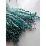 Ocean blue green curly wool locks, 28g 14g or 7g