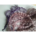 purples curly wool and wool locks, 10g, mixed breeds curly and wavy locks purples curly wool and wool locks, 10g, mixed breeds curly and wavy locks