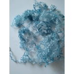 Pastel Blue - mixed blues curly wool and locks, 10g
