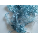 Pastel Blue - mixed blues curly wool and locks, 10g
