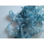 Pastel Blue - mixed blues curly wool and locks, 10g