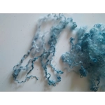 Pastel Blue - mixed blues curly wool and locks, 10g