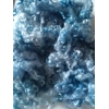 Summer Skies - mixed blues curly wool and locks, 10g