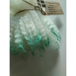 Spearmint Ice dip crimped mini wool locks