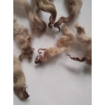 Chocolate mix curly wool, 10g