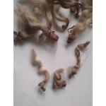 Chocolate mix curly wool, 10g