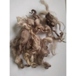 mocha (coffee/chocolate) loose curly wool 10g